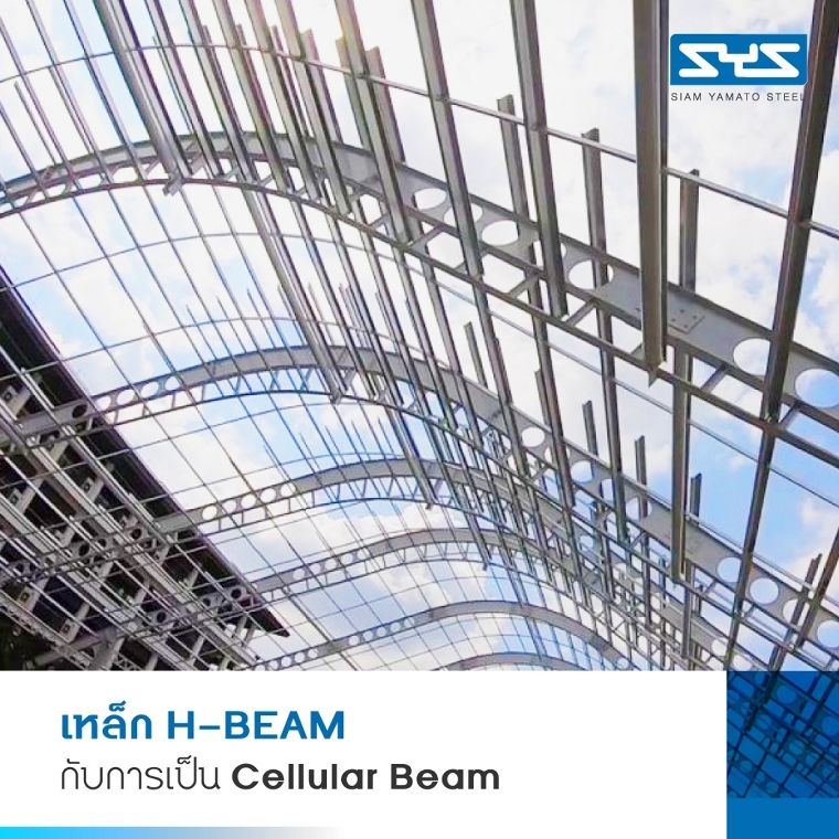 โรงงานและโกดังโครงสร้างเหล็ก H-BEAM ตัดจบทุกปัญหา ให้อาคารแข็งแรงปลอดภัย ใช้งานได้ยาวนาน ภาพประกอบ