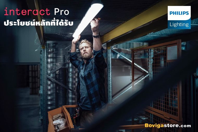 Interact Pro แอพพลิเคชั่นควบคุมแสงสว่างสำหรับมือโปร สั่งการแบบไร้สายเหมาะสำหรับองค์กรขนาดเล็กและขนาดกลาง ภาพประกอบ