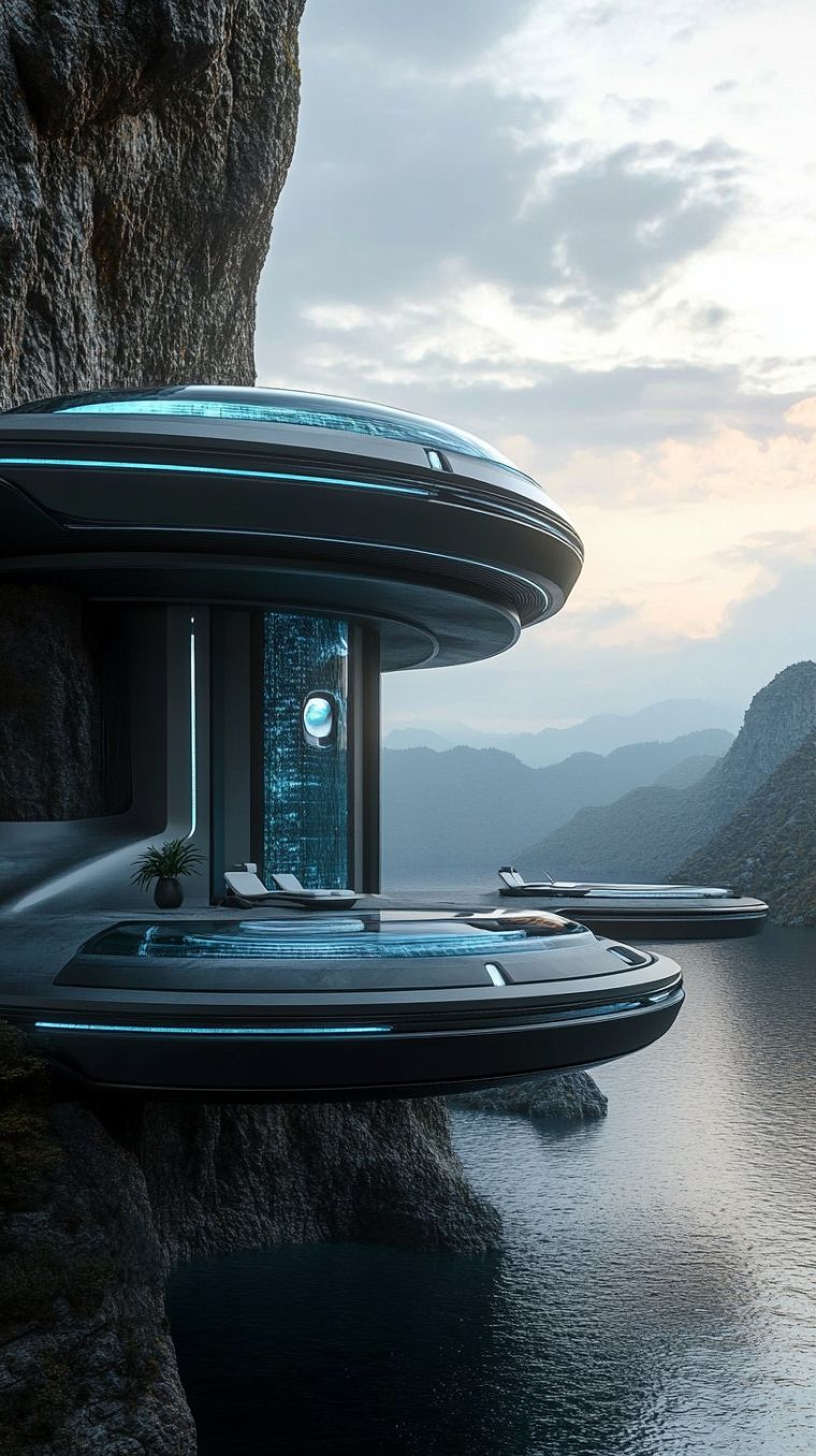 Futuristic design โลกแห่งอนาคต ภาพประกอบ