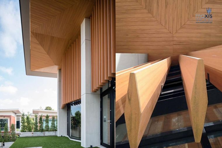 Project: Oxygen's Head office, Hat Yai&nbsp;Designer: Subper&nbsp;Product: maxiswood FACDE LV-50250, QB-002 color: Dark Pine