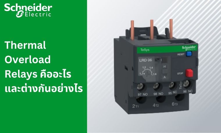 Thermal Overload Relays คืออะไร และต่างกันอย่างไร ภาพประกอบ