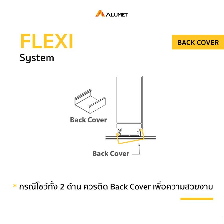 5 ขั้นตอนง่าย ๆ ในการติดตั้งระแนงอลูมิเนียม FLEXI ภาพประกอบ