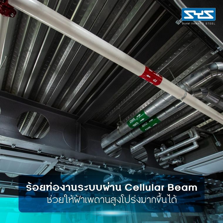 Cellular Beam ช่วยจัดการงานระบบในอาคารได้ง่ายกว่า ภาพประกอบ