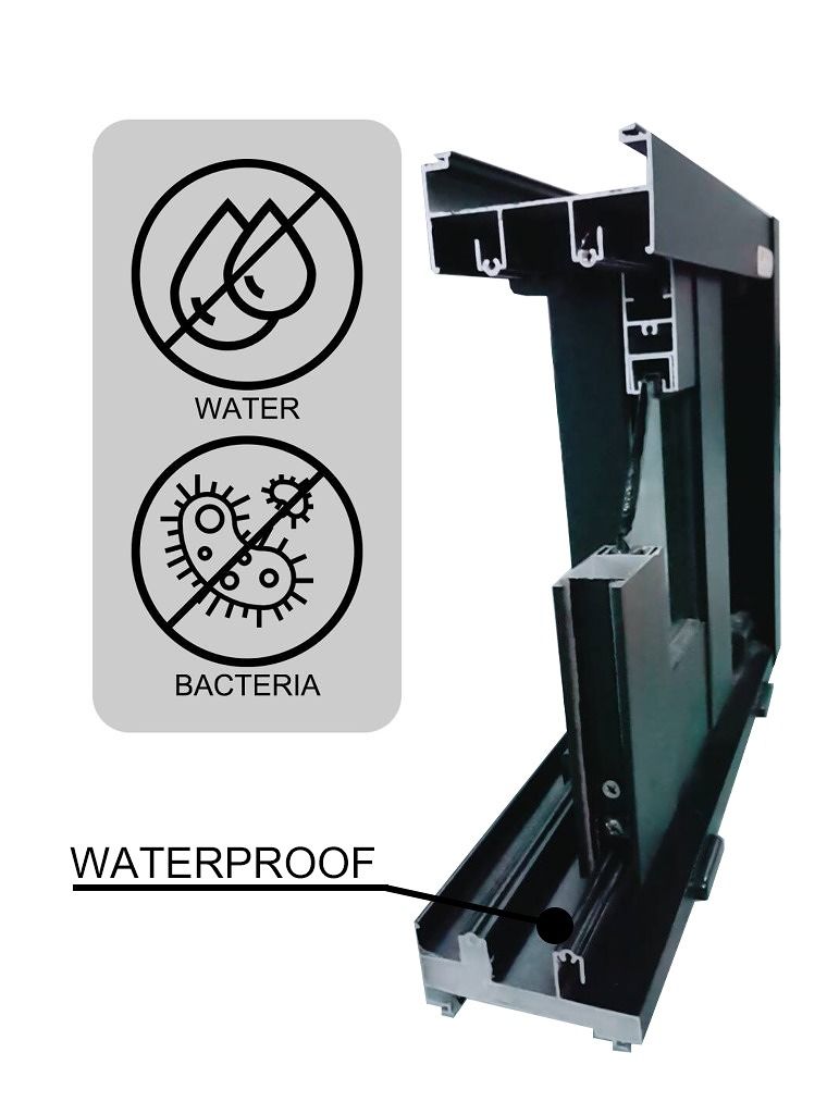 ”Waterproof" ประตูหน้าต่างกันน้ำ จาก Winset เหนือกว่าเรื่องประตูหน้าต่างอลูมิเนียม แข็งแรง เก็บเสียง กันน้ำได้ดี  ภาพประกอบ