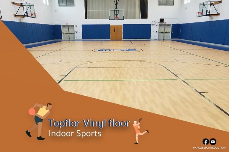 พื้นไวนิลกีฬาในร่ม Indoor Sports ภาพประกอบ