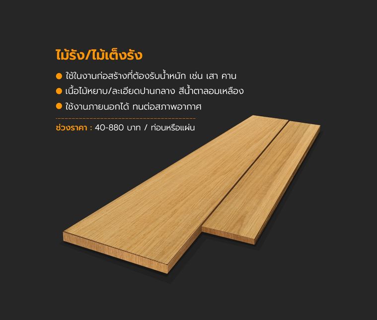 ไม้เนื้อแข็งมีกี่ชนิด? (Types of Hardwood) ภาพประกอบ