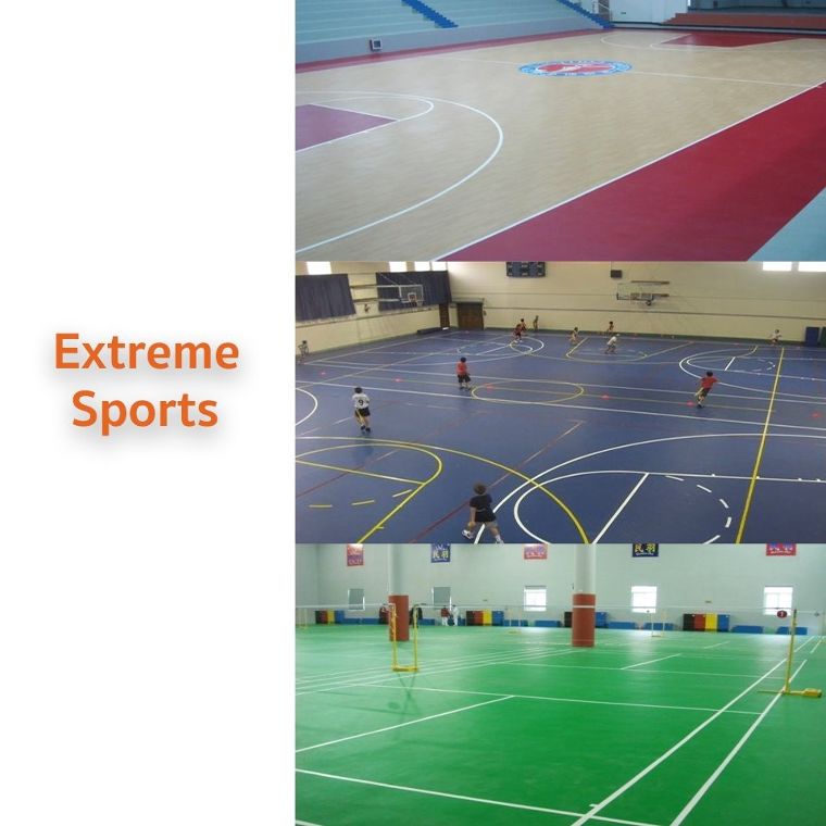 พื้นไวนิลกีฬาในร่ม Indoor Sports ภาพประกอบ