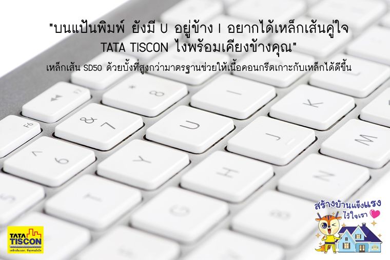 TATA TISCON steel love you like the first day  บริการด้วยใจ แม้นานแค่ไหนก็ไม่เปลี่ยนแปลง ภาพประกอบ