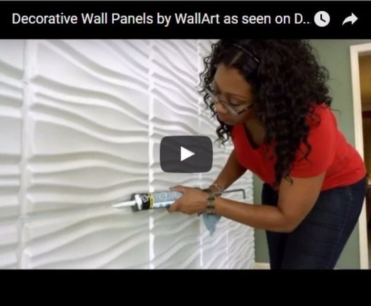 วิธีการติดตั้ง 3D Wall Art Panel ภาพประกอบ