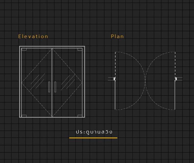 ประตูหน้าต่าง (Doors & Windows) มีกี่ประเภท แต่ละประเภทมีคุณสมบัติ และวิธีการใช้งานอย่างไร ภาพประกอบ