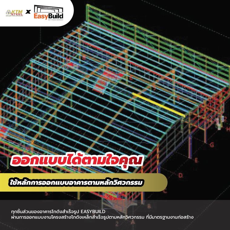 โครงสร้างเหล็กสำเร็จรูป EASYBUILD  ภาพประกอบ