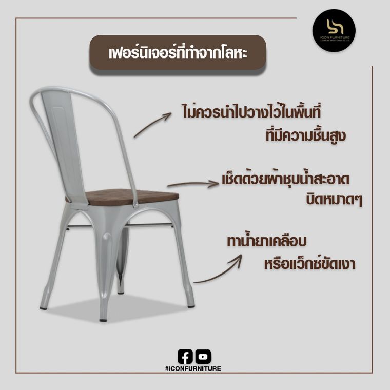 น้ำยาเคลือบช่วยเพิ่มควาแวววับให้กับเก้าอี้ตัวโปรดของคุณได้
