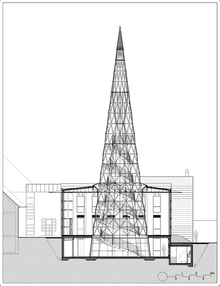 The Glass Center ศูนย์จัดนิทรรศการเกี่ยวกับกระจก ที่ใช้กระจกเป็นวัสดุหลักของอาคาร ภาพประกอบ