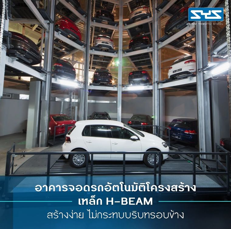 ออกแบบ Automatic Car Park ด้วยเหล็ก H-BEAM ดีอย่างไร? ภาพประกอบ