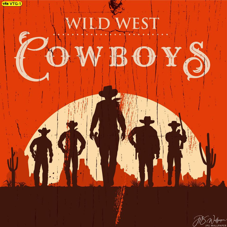 แนวเรโทร Cowboys เท่ๆ สีแดง ดูเก๋าแบบรุ่นเก่า
