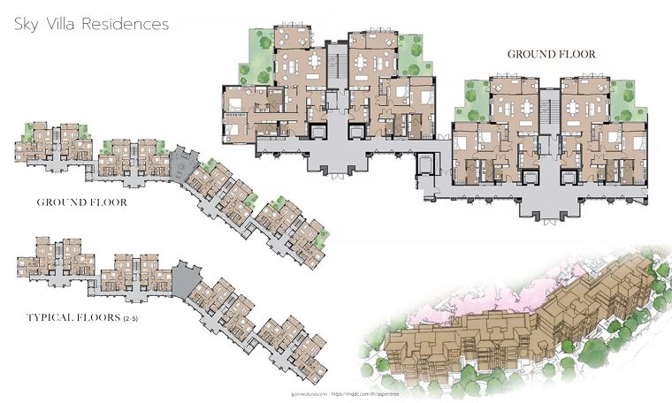 The Aspen Tree โครงการที่พักอาศัยสำหรับวัยเกษียณที่ออกแบบด้วยแนวคิด Retirement Community & Preventive Care ภาพประกอบ