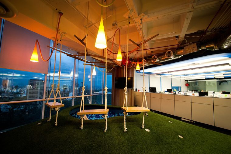 การออกแบบออฟฟิศชอง Google Office / Mexico&nbsp;ภาพประกอบจาก&nbsp;archdaily.com