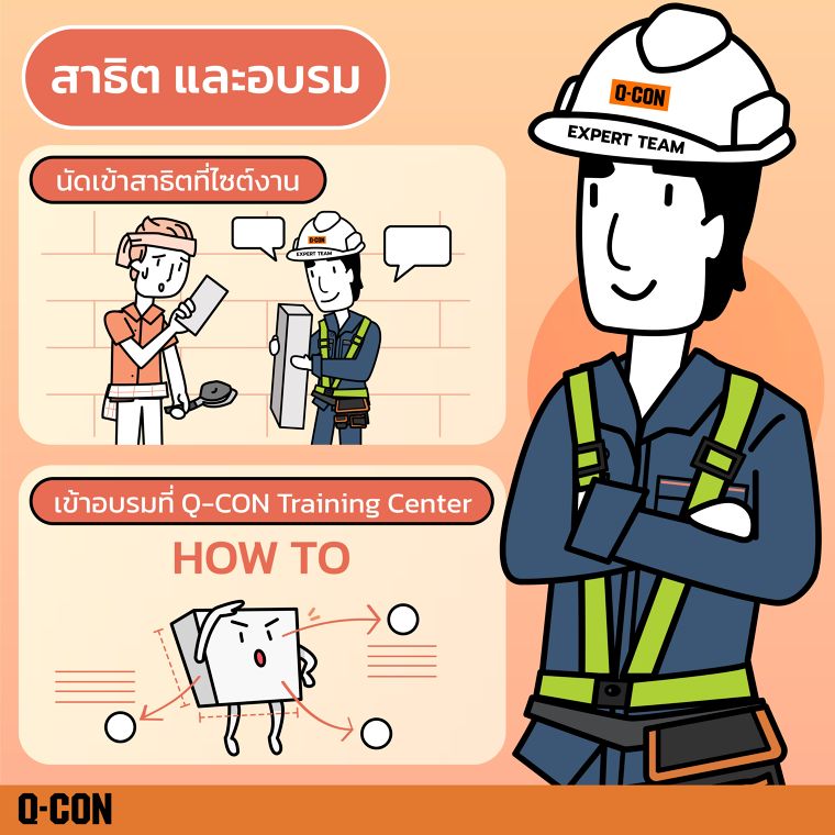 แนะนำ Q-CON Expert Team ทีมผู้เชี่ยวชาญด้านคอนกรีตมวลเบาจากคิวคอน ภาพประกอบ