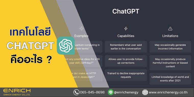 เทคโนโลยี ChatGPT คืออะไร ? ภาพประกอบ