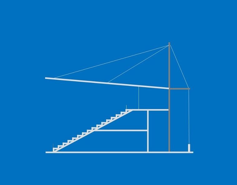 ตัวอย่างโครงสร้างหลังคาแบบโครงเคเบิลขึง (Roof Cable Structure)
