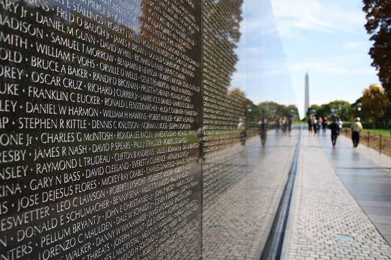 Vietnam Veterans Memorial.

Image ©&nbsp;Flickr user derekskey&nbsp;licensed under&nbsp;CC BY 2.0
