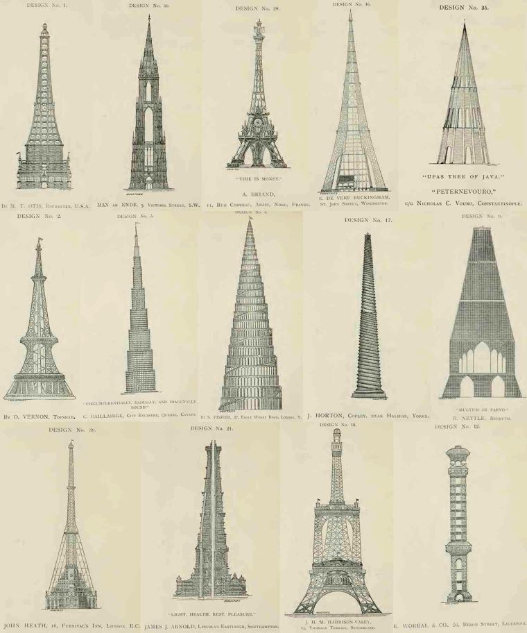 Rejected Designs for the "Eiffel Tower"

รูปภาพประกอบจาก&nbsp;www.imgur.com
