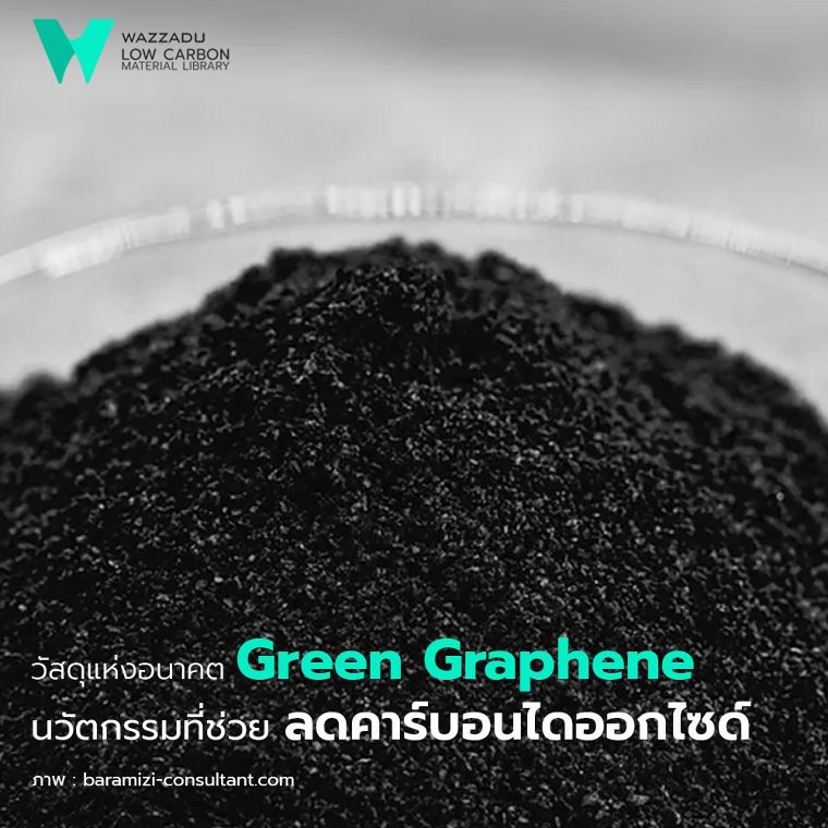 วัสดุแห่งอนาคต Green Graphene นวัตกรรมที่ช่วยลดคาร์บอนไดออกไซด์ ภาพประกอบ