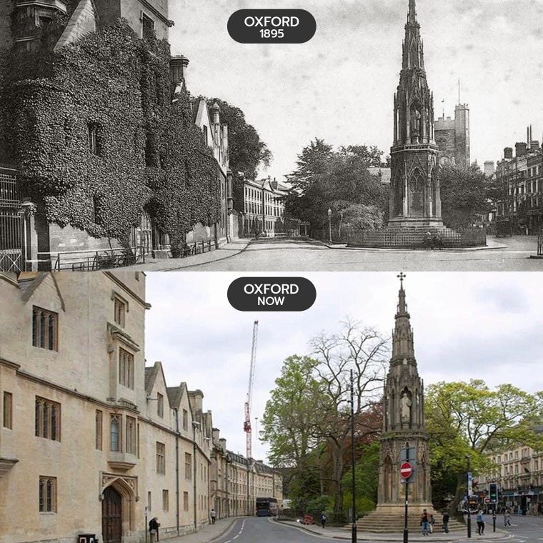 Oxford Then and Now กาลเวลาเปลี่ยนไปเกือบ 200 ปี แต่คุณค่าทางสถาปัตยกรรมยังคงอยู่ ภาพประกอบ