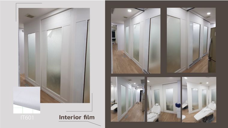 ตกแต่งภายในคลีนิกเสริมความงาม ด้วยวัสดุปิดผิว Interior film อย่างไรให้รวดเร็ว ขณะที่ยังเปิดให้บริการได้ตามปกติ  ภาพประกอบ