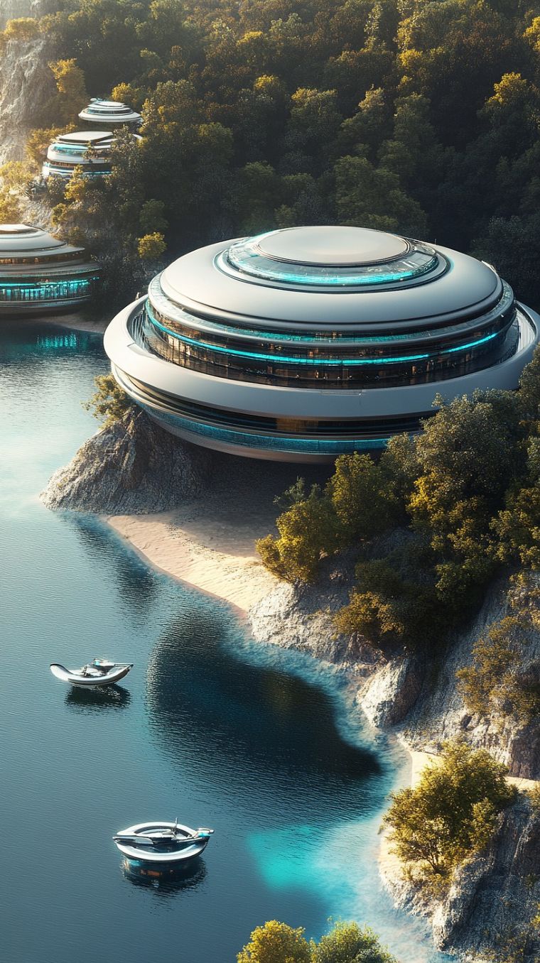 Futuristic design โลกแห่งอนาคต ภาพประกอบ