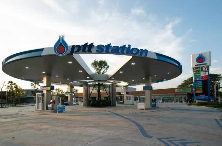 PTT Station ปั๊มน้ำมันรูปแบบใหม่ที่ปรับตัวให้เข้ากับการใช้งาน และธรรมชาติด้วยโครงสร้างเหล็ก ภาพประกอบ