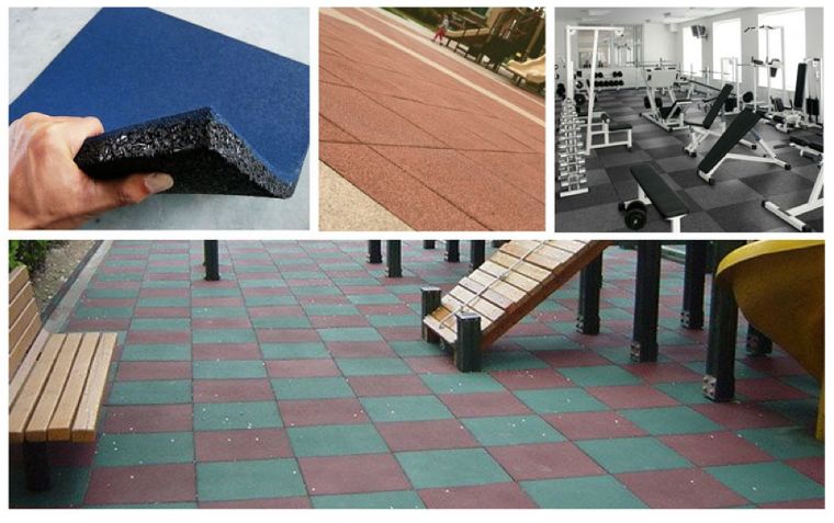 กระเบื้องยาง (Rubber floor tile) กับคุณสมบัติที่น่ารู้ก่อนจะนำเอาไปใช้งาน ภาพประกอบ