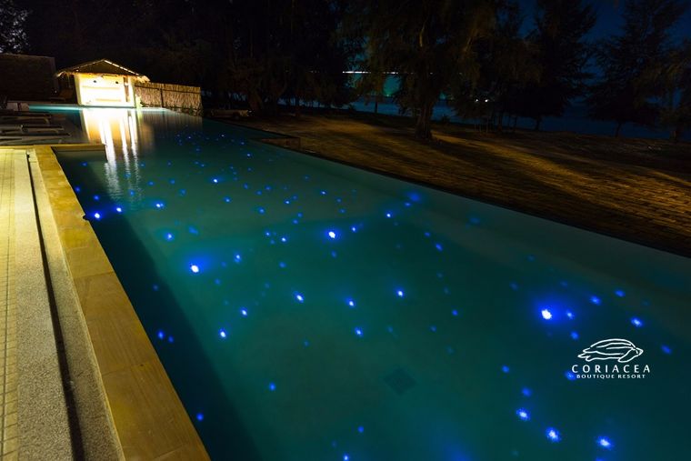 LED Fiber optic star pool@Coriacea Boutique Resort จังหวัดภูเก็ต