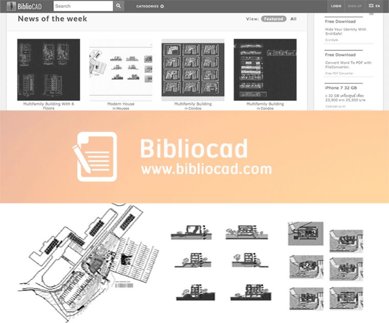 &nbsp;6. คลิ๊ก&nbsp;http://www.bibliocad.com/