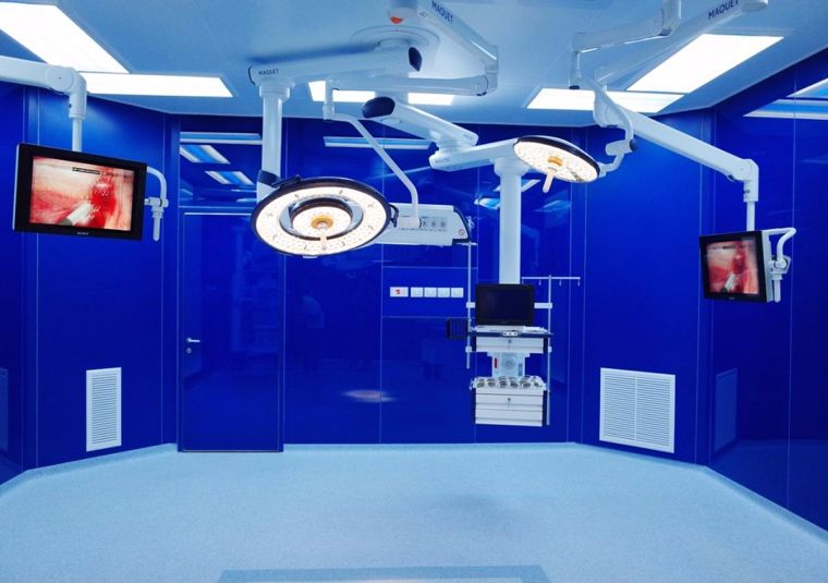 เปลี่ยนมิติผนังห้องผ่าตัดให้สวยล้ำสมัย เพื่อช่วยลดความตึงเครียดให้กับผู้ป่วย ด้วยผนังกระจก "Colorkote Blue"  ภาพประกอบ