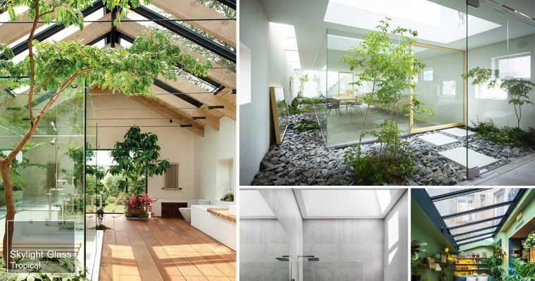 "Skylight Glass" ช่องแสงกระจกที่ให้แสงสว่างจากธรรมชาติ โดยผสมผสานกับสไตล์ Modern Tropical ได้อย่างลงตัว ภาพประกอบ