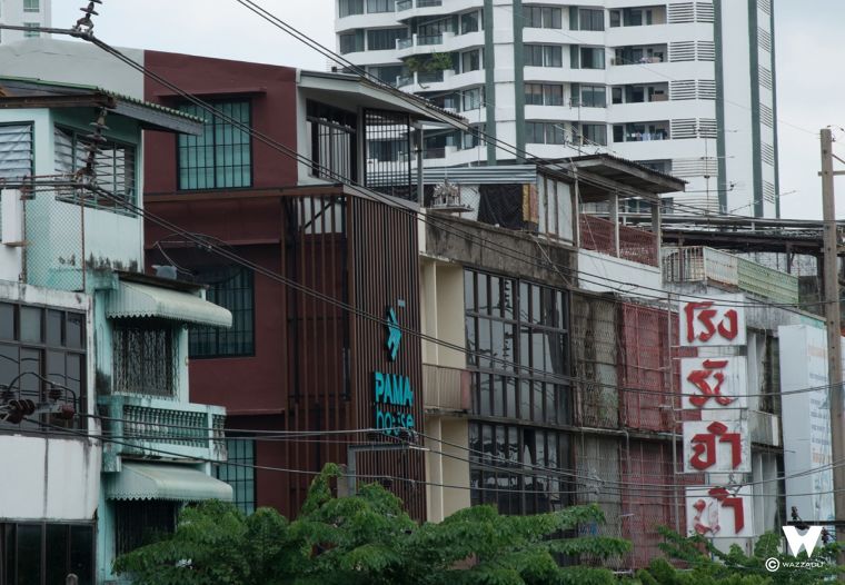 ภาพผลงานการติดตั้ง facade ที่&nbsp;PAMAHouse&nbsp;Boutique Hostel