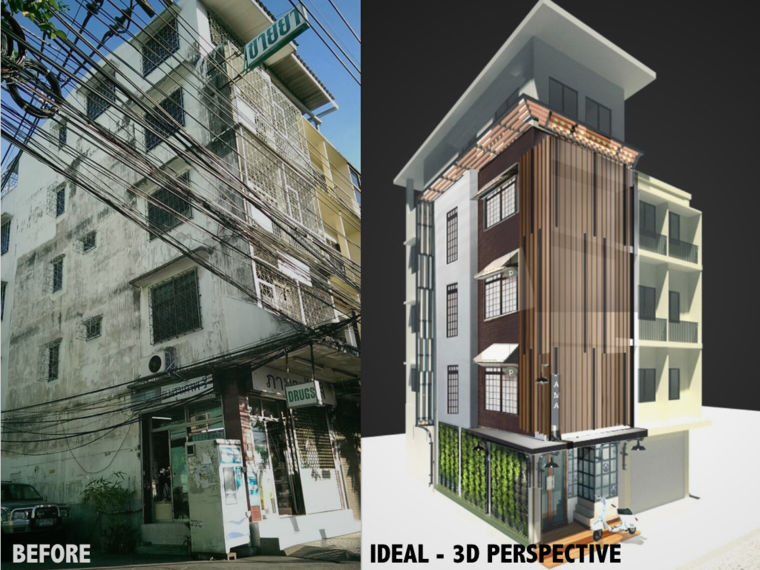 เปลี่ยนร้านขายยาสุดโทรม..เป็นบูติคโฮสเทลตอนที่ 5 : จาก Perspective สร้างฝันให้เป็นจริงได้!! ภาพประกอบ