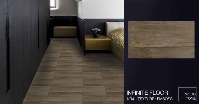 ขอแนะนำ "Infinite Floor Texture Emboss" กระเบื้องไวนิลที่ช่วยรักษาอุณหภูมิให้สบายเท้า แม้อยู่ในห้องที่มีความเย็น   ภาพประกอบ