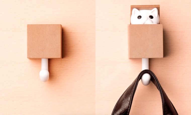 ที่แขวนรูปแมว มีลูกเล่นเปิดปิดได้ สไตล์โมเดิร์นมินิมอล : สินค้าแนะนำจากร้าน Qualy ภาพประกอบ