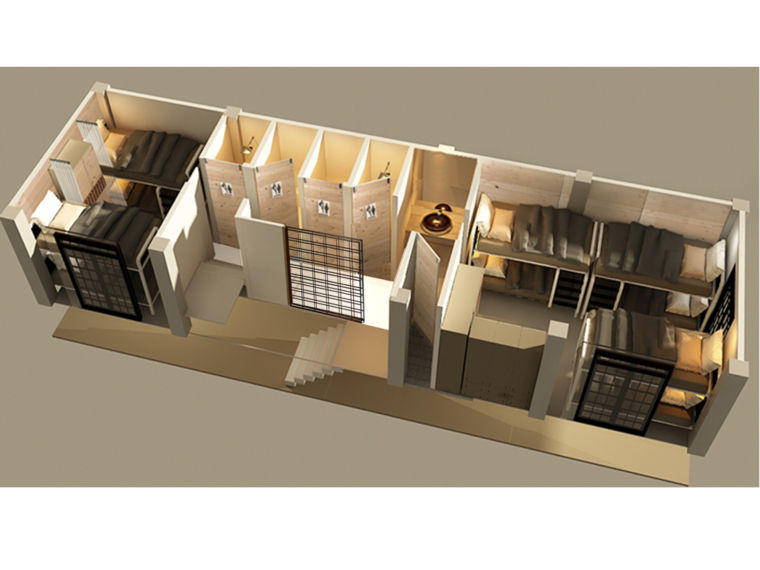 ภาพ Interior 11: ชั้น 4 KasiPA's Floor ภาพ Isometric เห็นภาพรวมของชั้นนี้