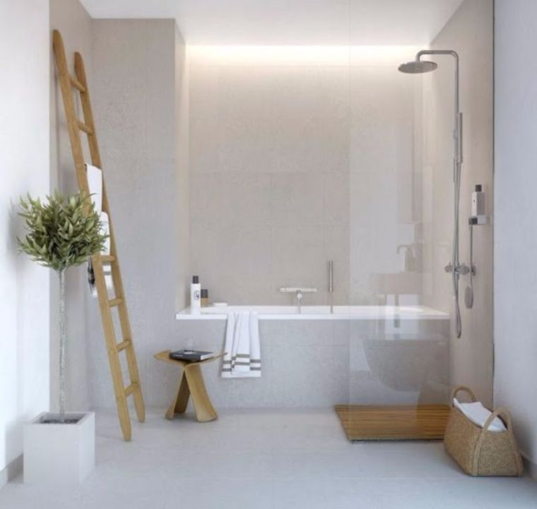 บรรยากาศห้องน้ำแบบชิลๆ ด้วยการเลือกใช้ฉากกั้นอาบน้ำ ในสไตล์ Modern Loft ภาพประกอบ